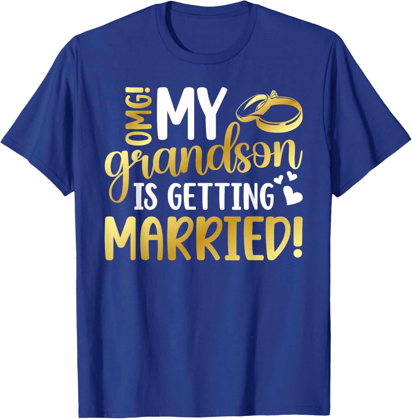 Proud Grandma of The Groom Grandma Grandmother of The Groom T-Shirt - T-Shirt | Royal