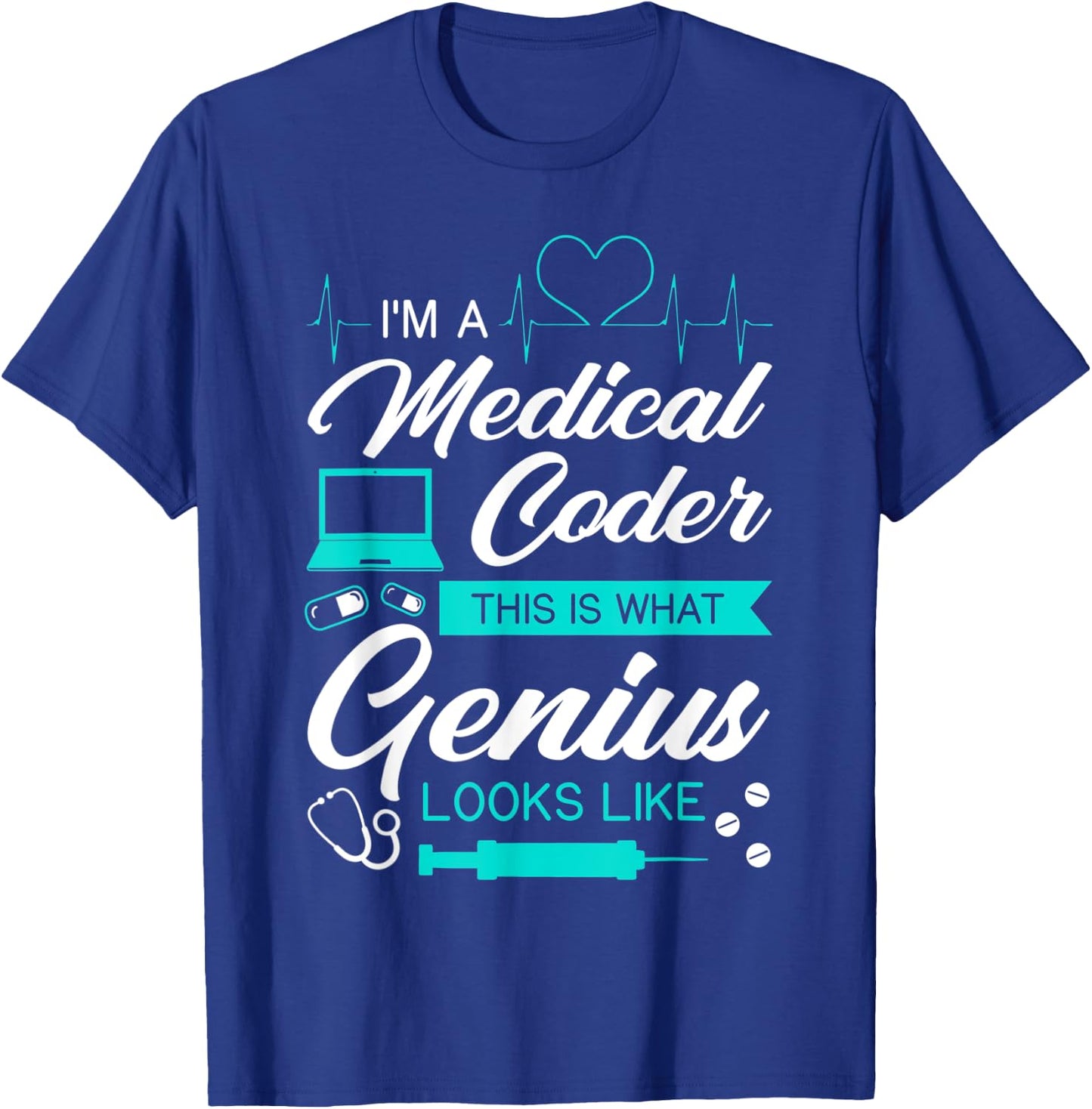 Medical Coder Certified Coding Specialist Nosologist Job T-Shirt - T-Shirt | Royal