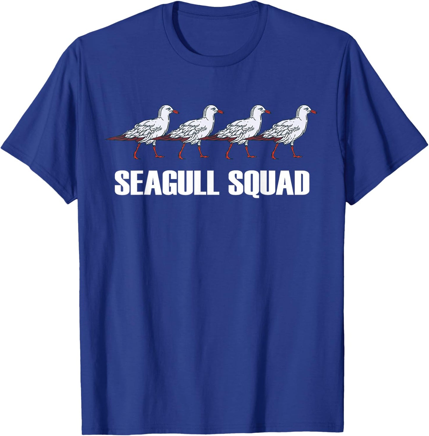 Seagull Squad Flocks Of Seagull Team Terns Seagull Lover T-Shirt - T-Shirt | Royal