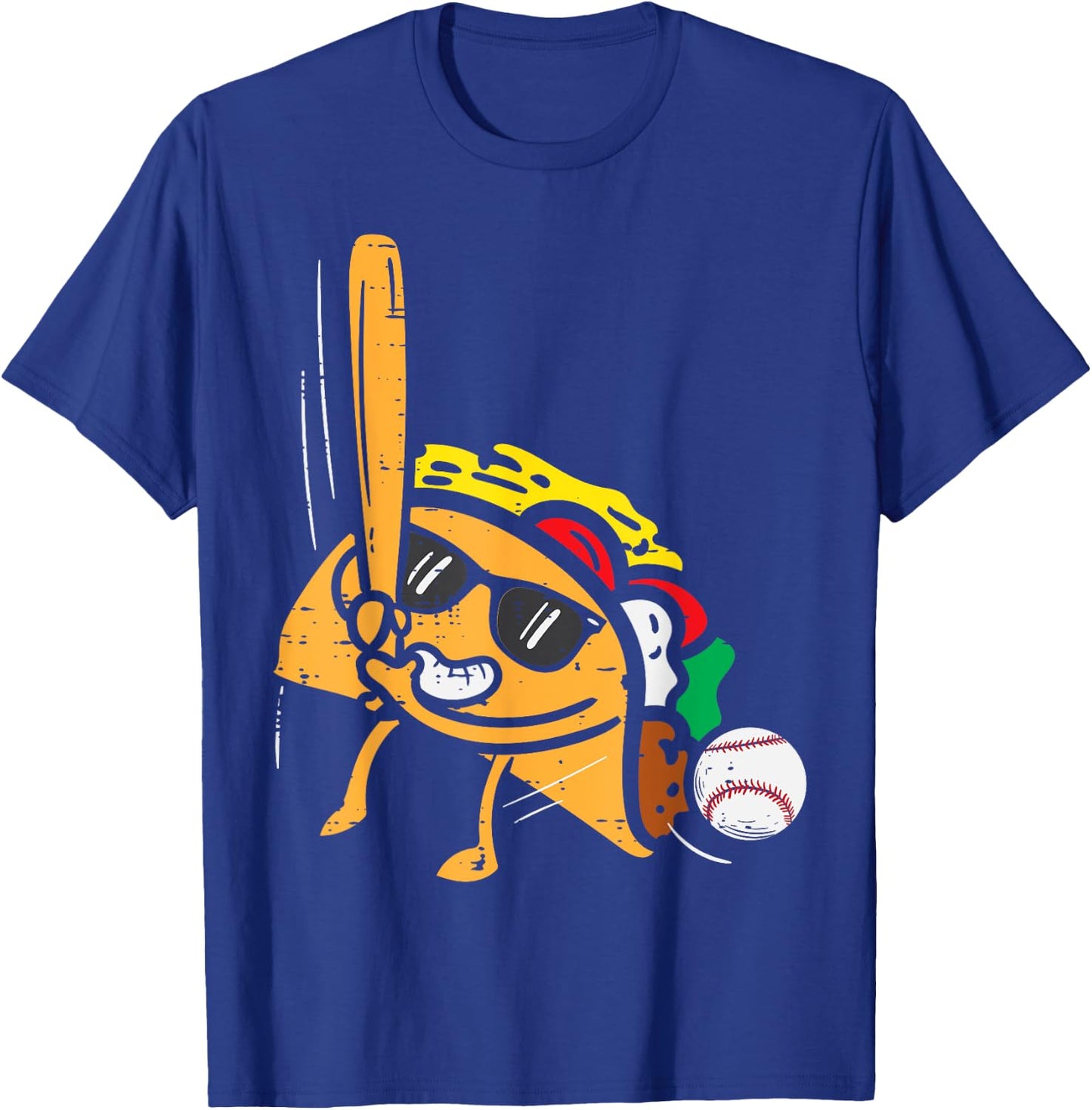 Taco Baseball Cinco De Mayo Mexican Fiesta Boys Men Kids T-Shirt - T-Shirt | Royal