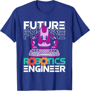 Future Robotic Engineer | Robot | Robotics Technician T-Shirt - T-Shirt | Royal