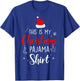 Funny Christmas PJ Pajama Men Women PJS for Family T-Shirt - T-Shirt | Royal