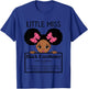 Little Miss Black Excellence Melanin Girl Brown Skin Girls T-Shirt - T-Shirt | Royal