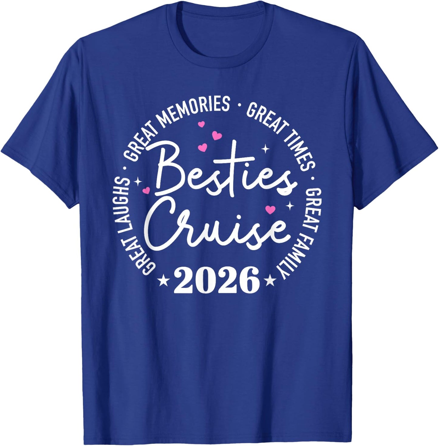 Besties Cruise 2026 T-Shirt - T-Shirt | Royal