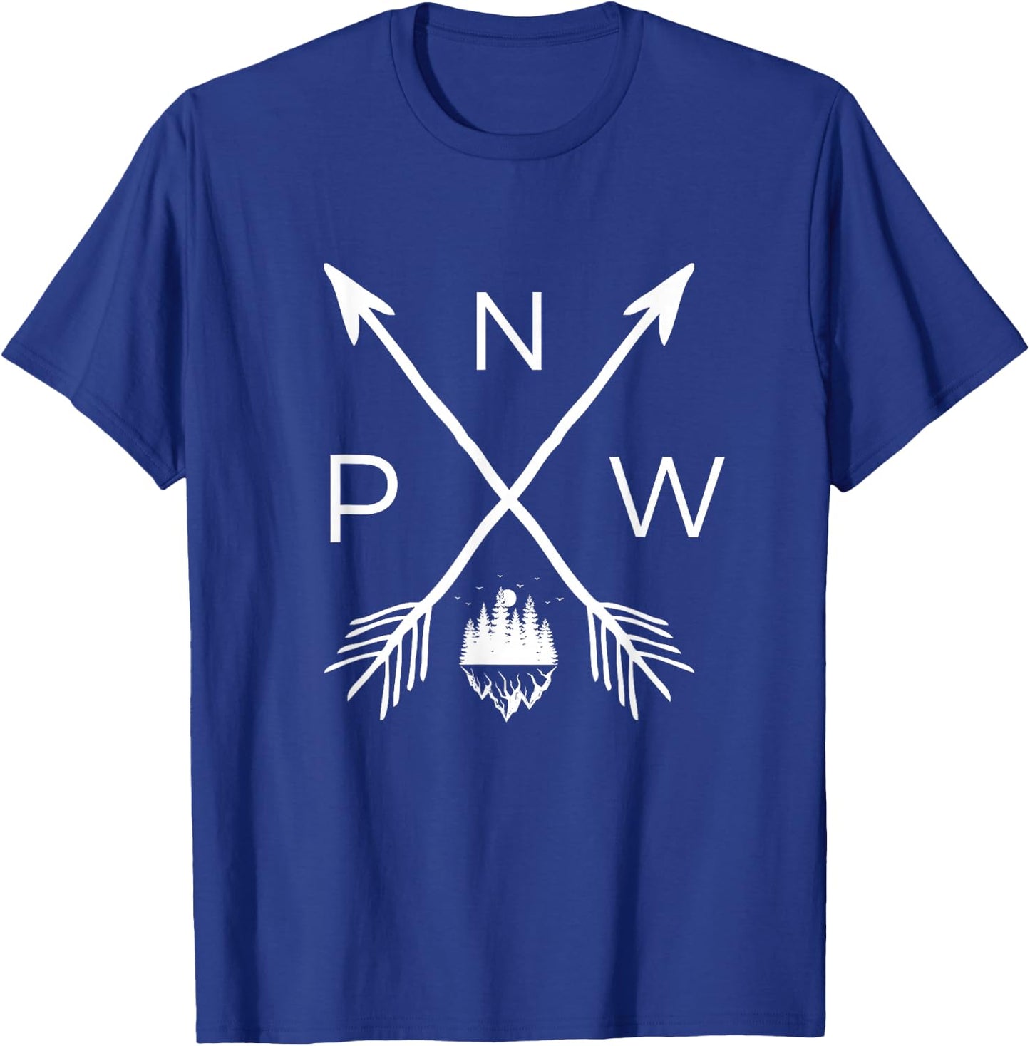 PNW Pacific Northwest | Cool PNW Men Women T-Shirt - T-Shirt | Royal