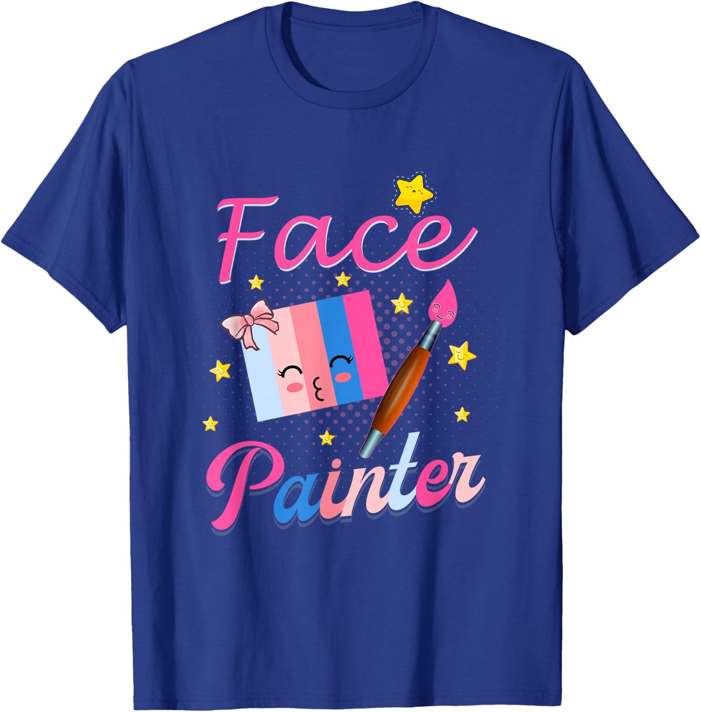Face painter for Makeup artist T-Shirt - T-Shirt | Royal