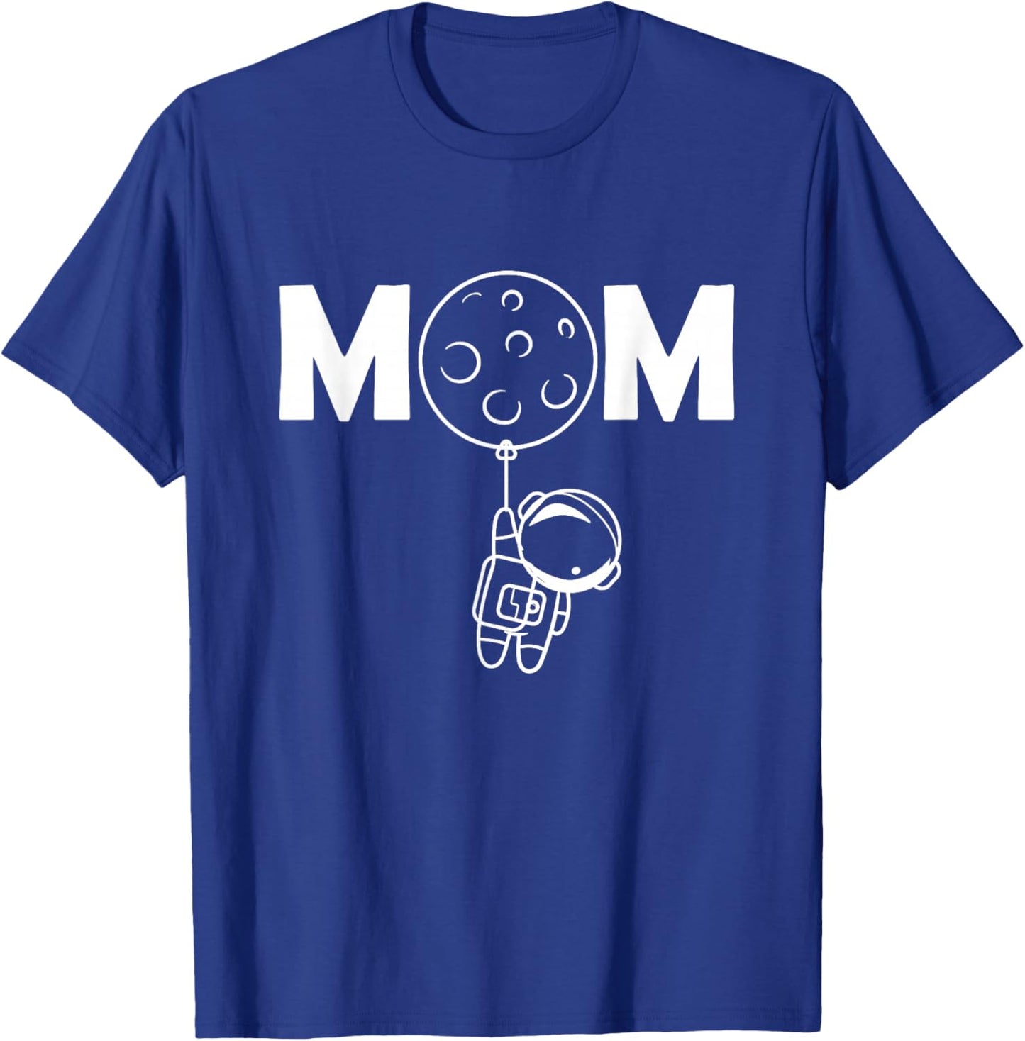 Mom Space Theme T-Shirt - T-Shirt | Royal