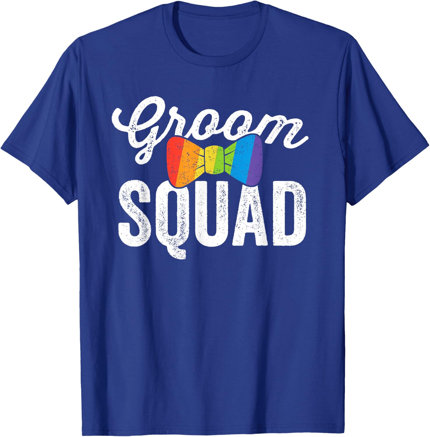 Groom Squad Shirt LGBT Pride Gay Bachelor Wedding Gift T-Shirt - T-Shirt | Royal