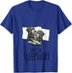 Sleeping Miniature Schnauzer Pajama Official Sleepshirt V-Neck T-Shirt - T-Shirt | Royal