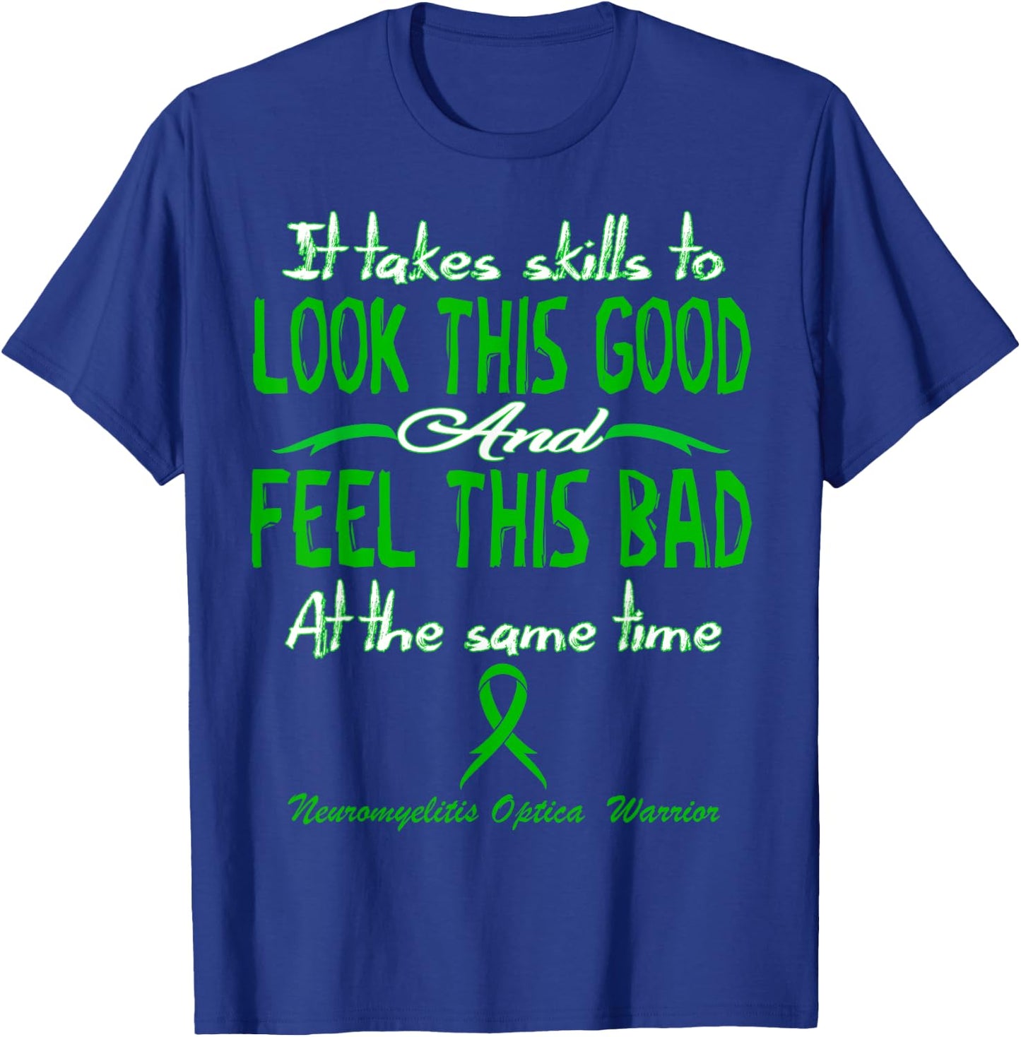 neuromyelitis optica Awareness T-Shirt - T-Shirt | Royal