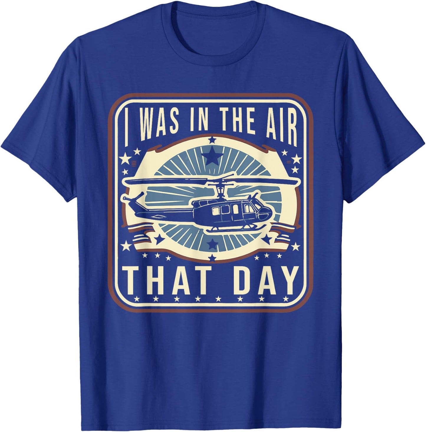 Helicopter Pilot T-Shirt - T-Shirt | Royal