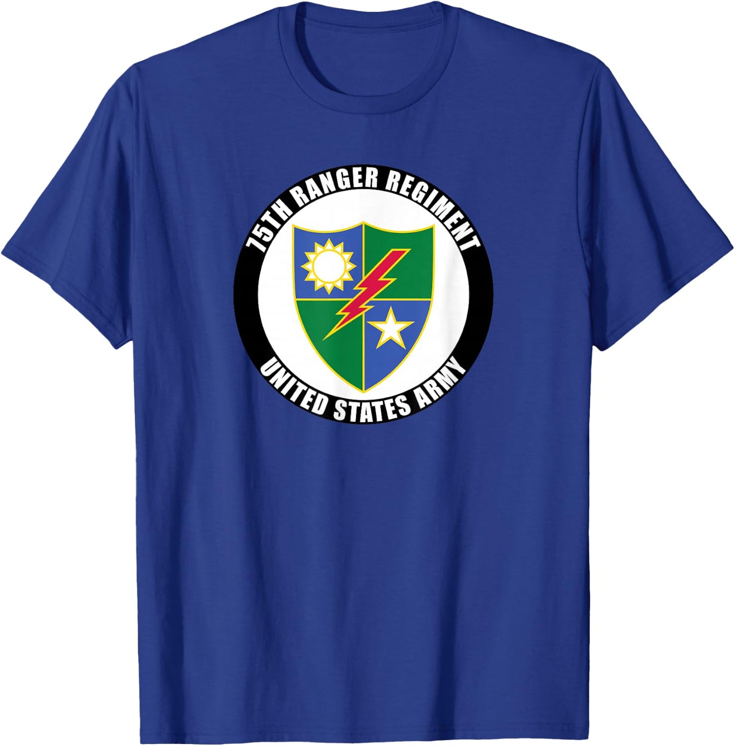75th Ranger Regiment United States Army Veteran Military T-Shirt - T-Shirt | Royal