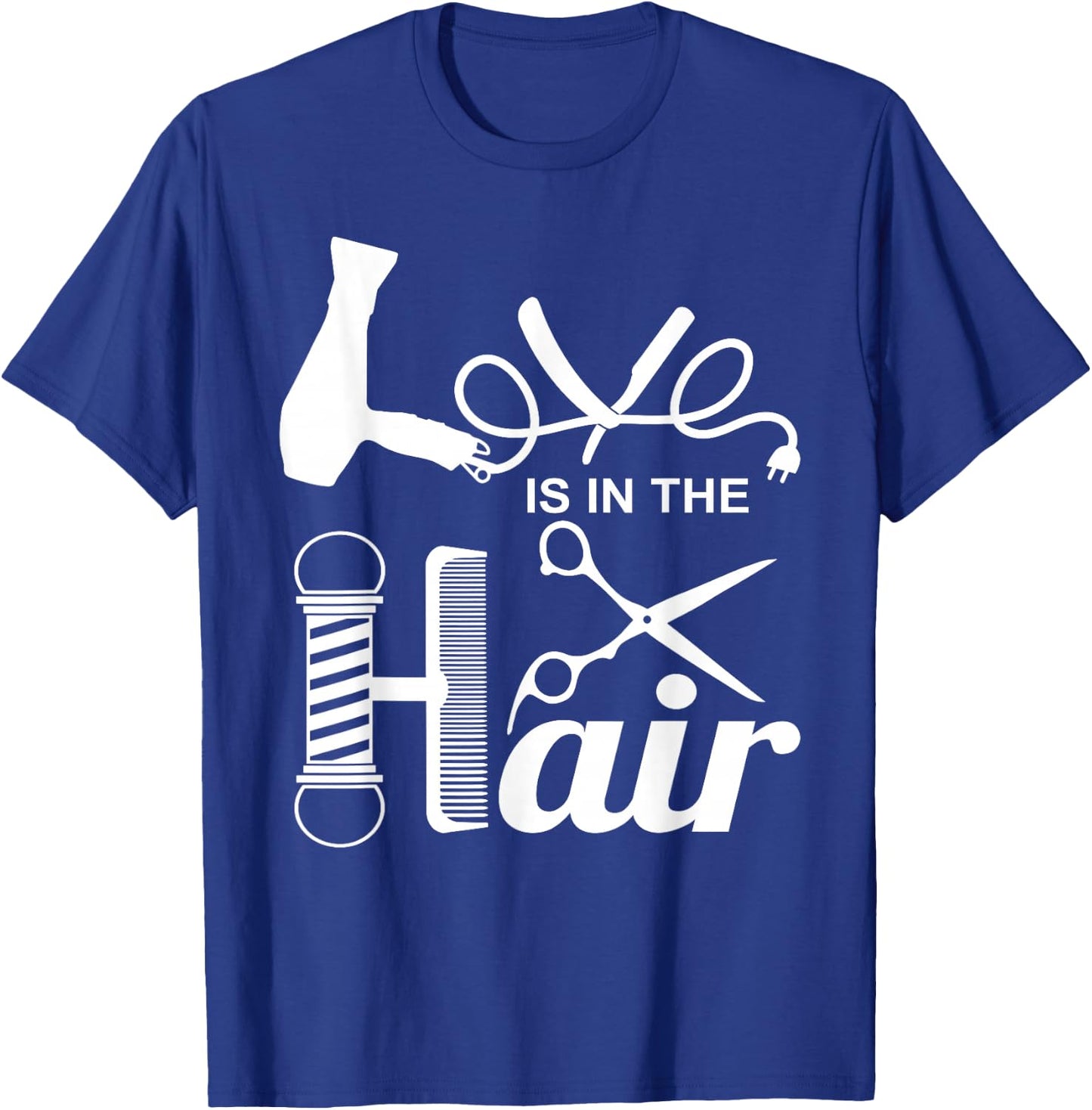 Hairstylist Hair Salon Cosmetology School Graduation Gift T-Shirt - T-Shirt | Royal