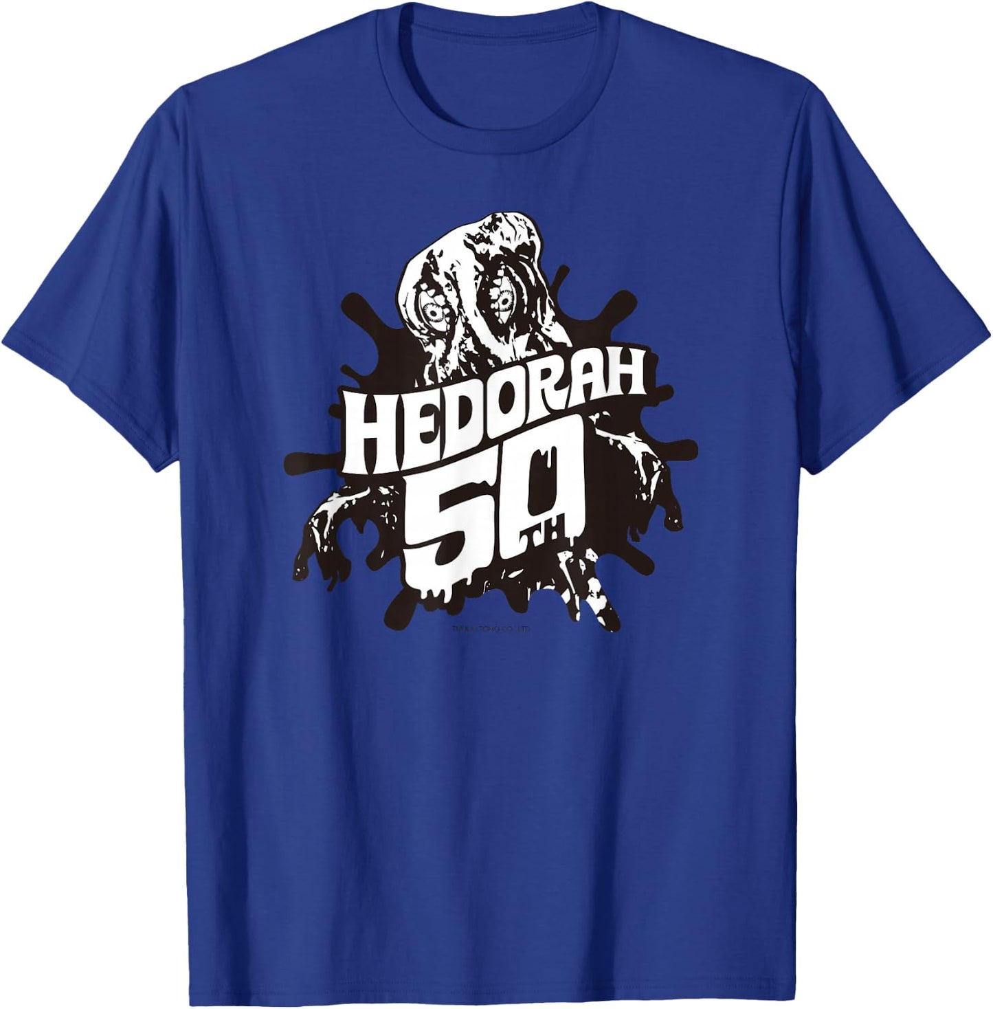 Godzilla Hedorah 50th Anniversary Black Line Art T-Shirt - T-Shirt | Royal