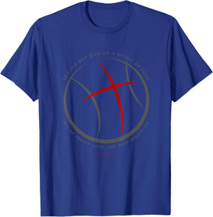 Basketball Christian Athlete Jesus T-Shirt - T-Shirt | Royal