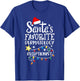 Santa's Favorite Dermatology Receptionist Med Administrative T-Shirt - T-Shirt | Royal