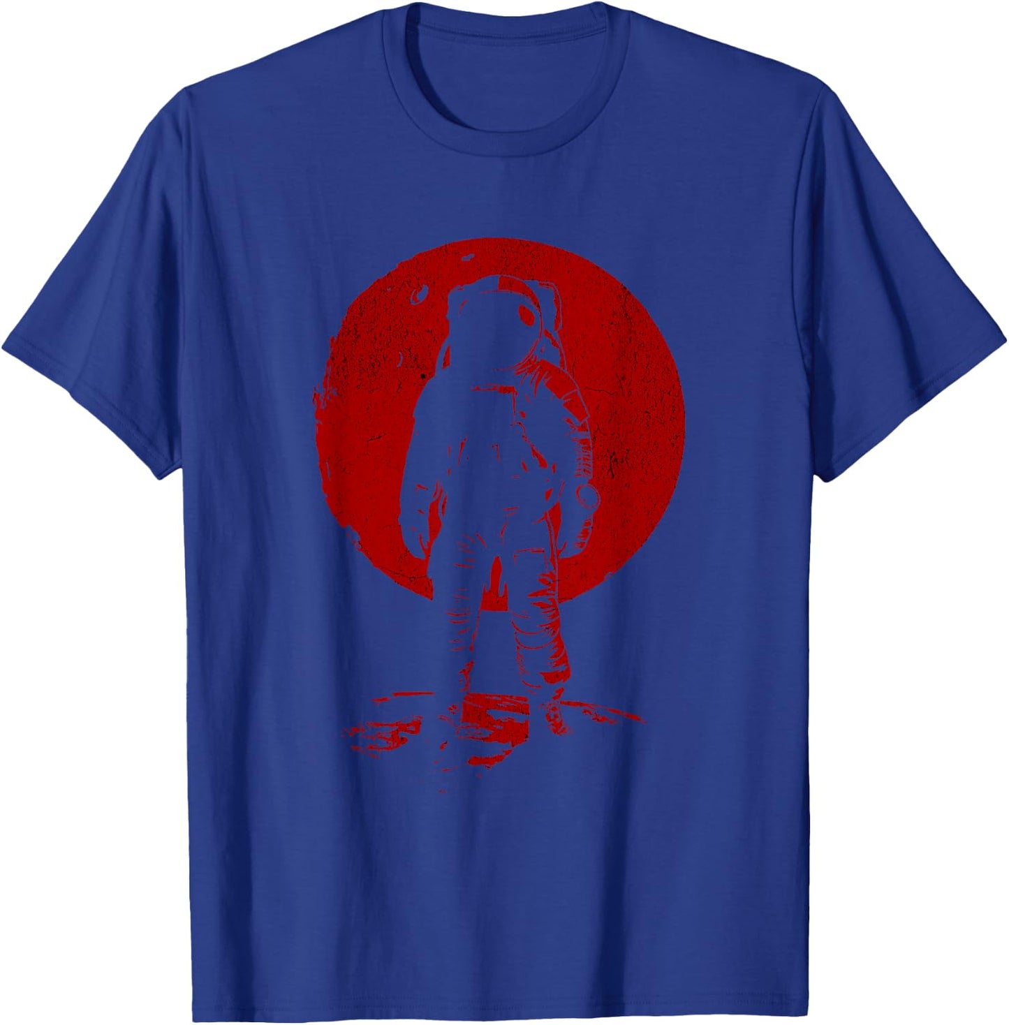 Red Moon Astronaut T-Shirt - T-Shirt | Royal