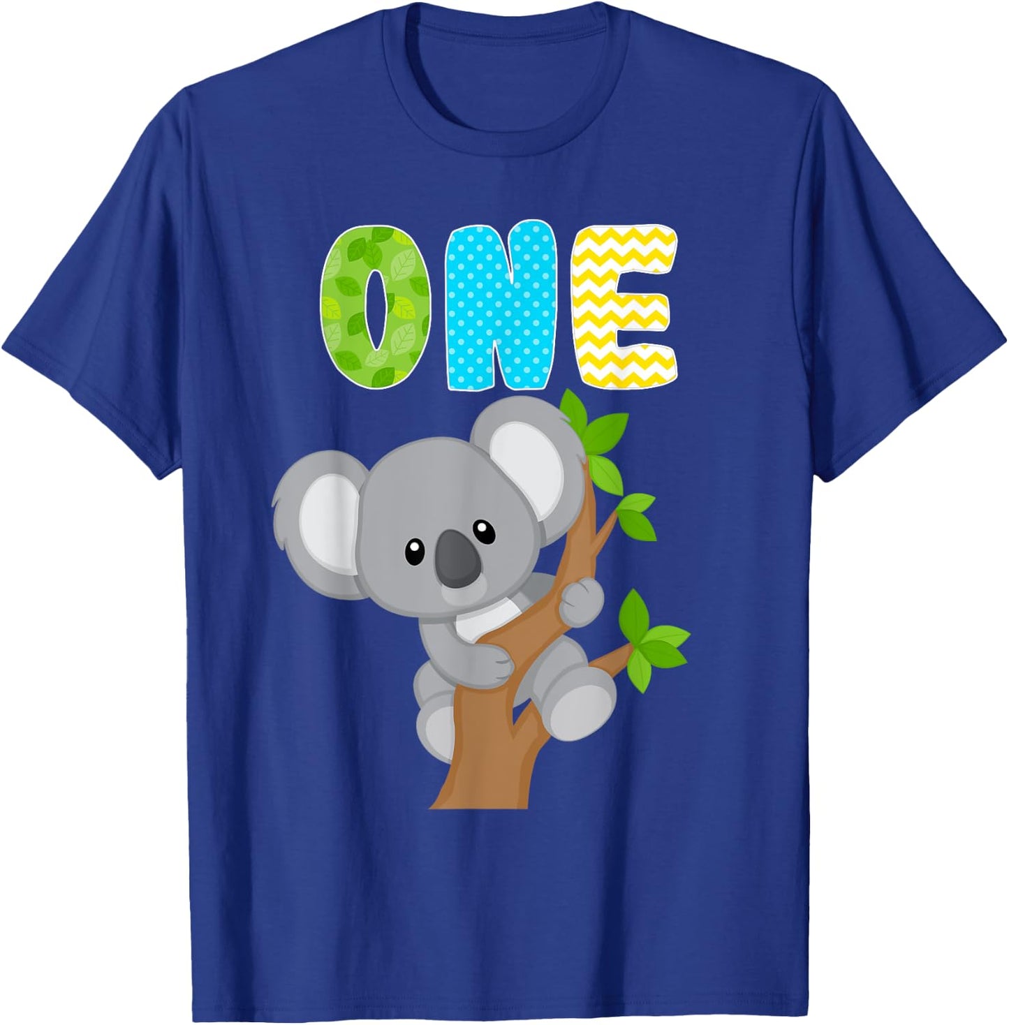 Koala Bear 1st Birthday 1 Year Old Birthday Boy Koalas Bday T-Shirt - T-Shirt | Royal
