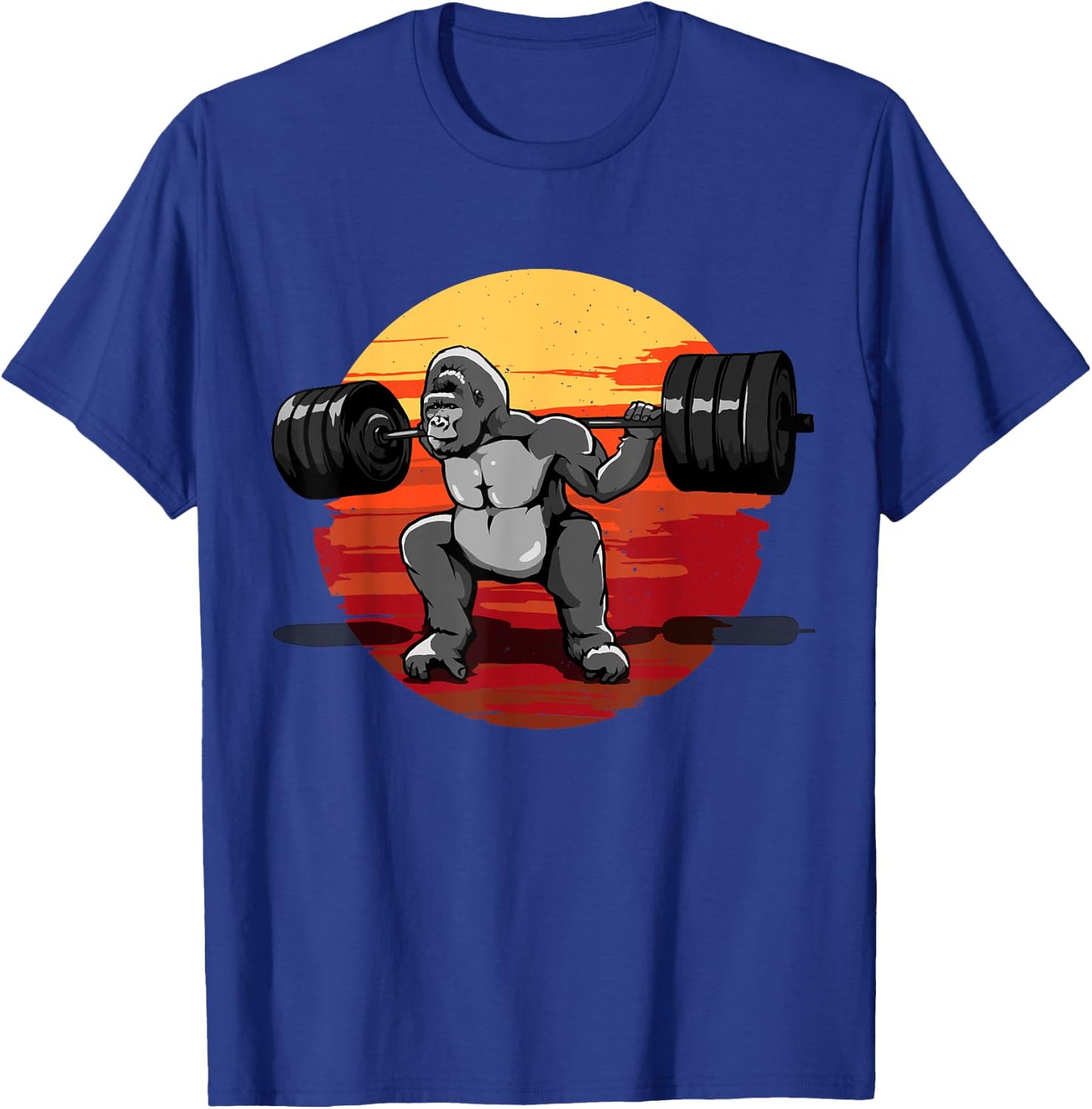 Deadlift Monkey T-Shirt - T-Shirt | Royal