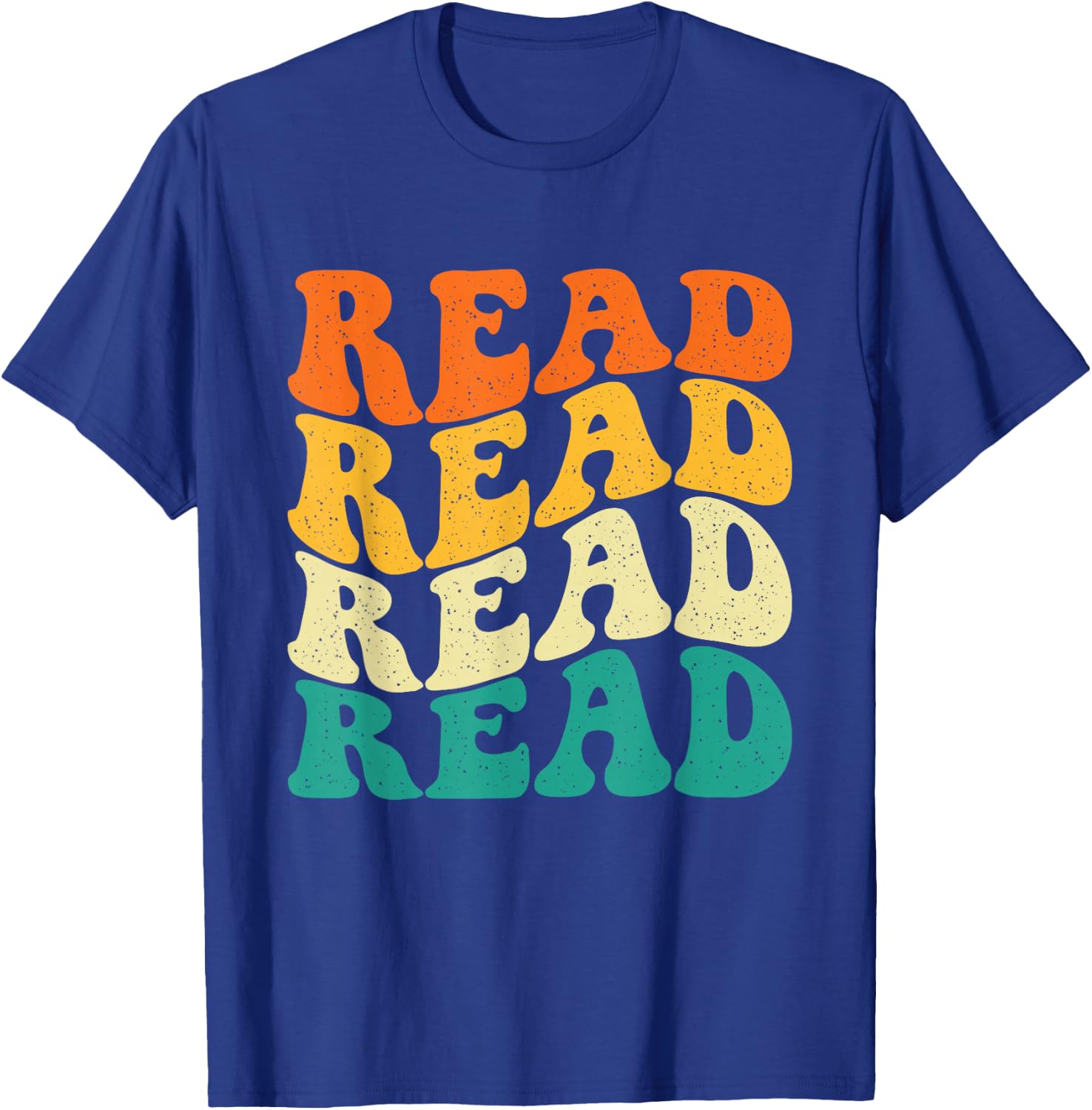 Read Read Read Read - Book Lover Reading Bookworm Reader T-Shirt - T-Shirt | Royal