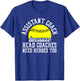 Softball Assistant Coach Because Head Coaches Need Heroes T-Shirt - T-Shirt | Royal