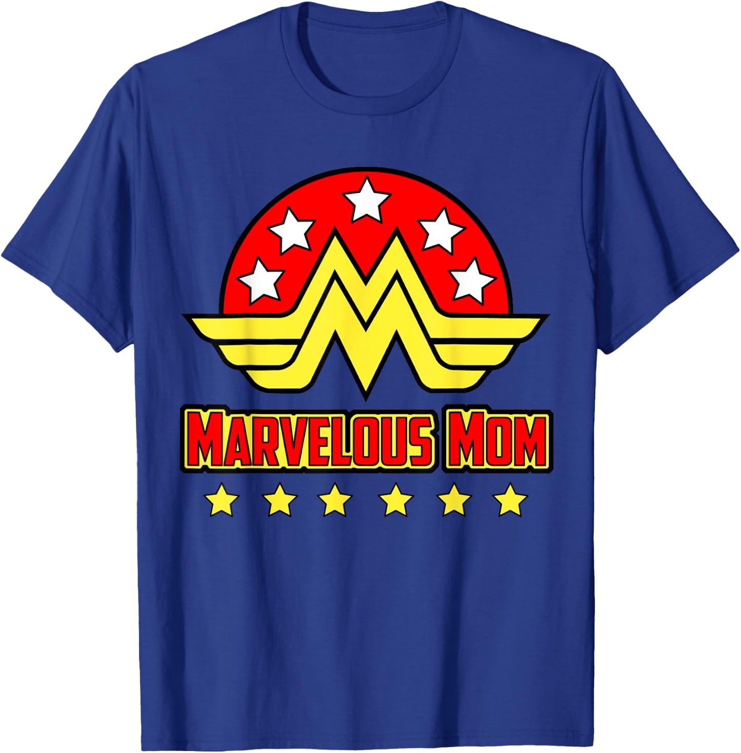 Marvelous Mom shirt Superhero mom T-Shirt - T-Shirt | Royal