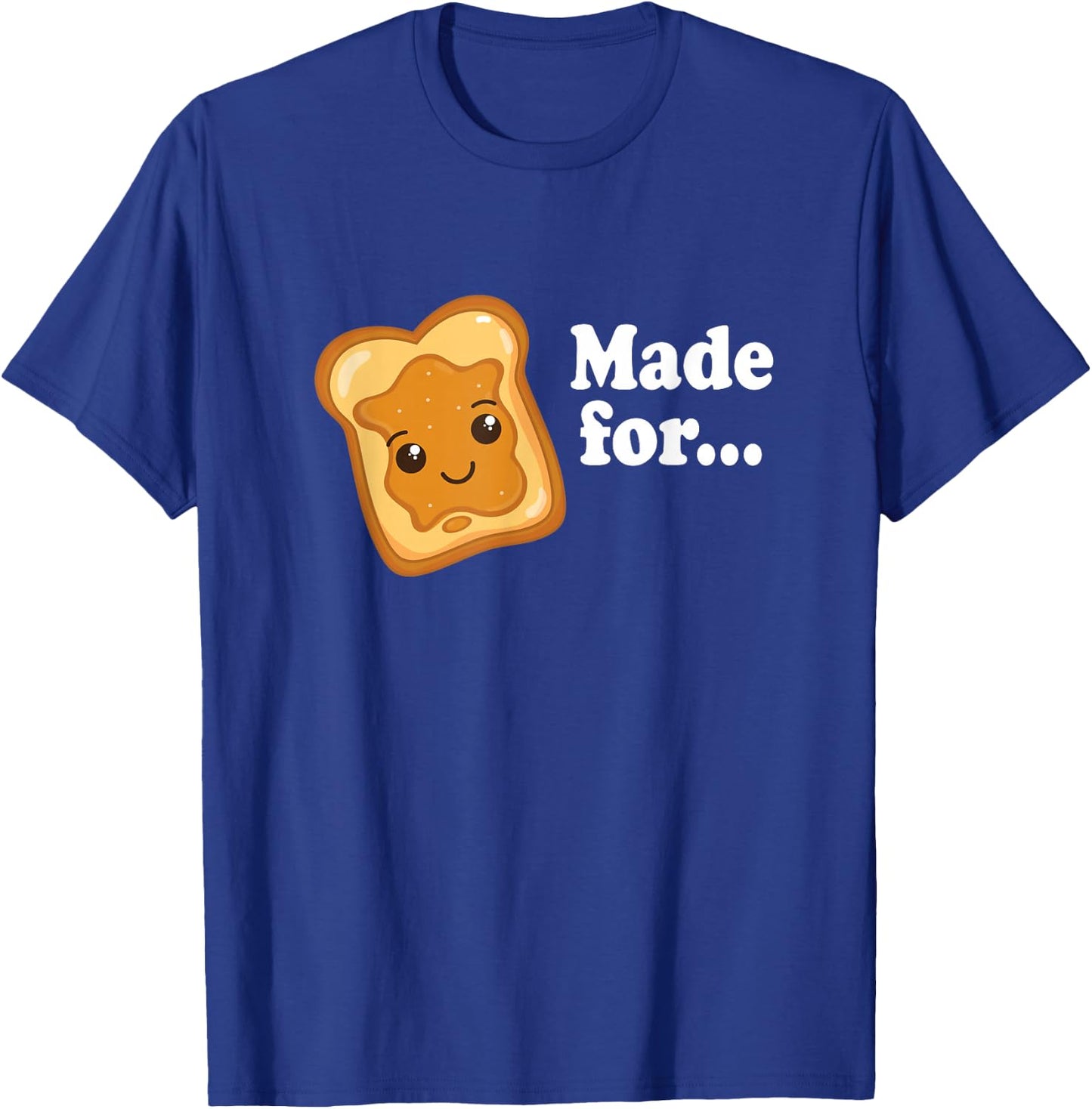Jelly & Peanut Butter Men Women Valentine Matching Couple T-Shirt - T-Shirt | Royal