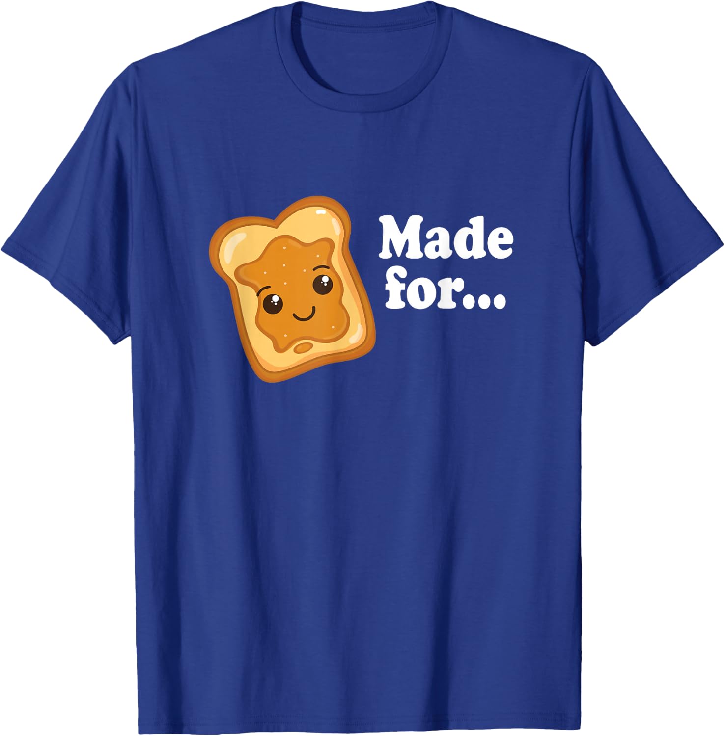 Jelly & Peanut Butter Men Women Valentine Matching Couple T-Shirt - T-Shirt | Royal