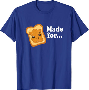 Jelly & Peanut Butter Men Women Valentine Matching Couple T-Shirt - T-Shirt | Royal