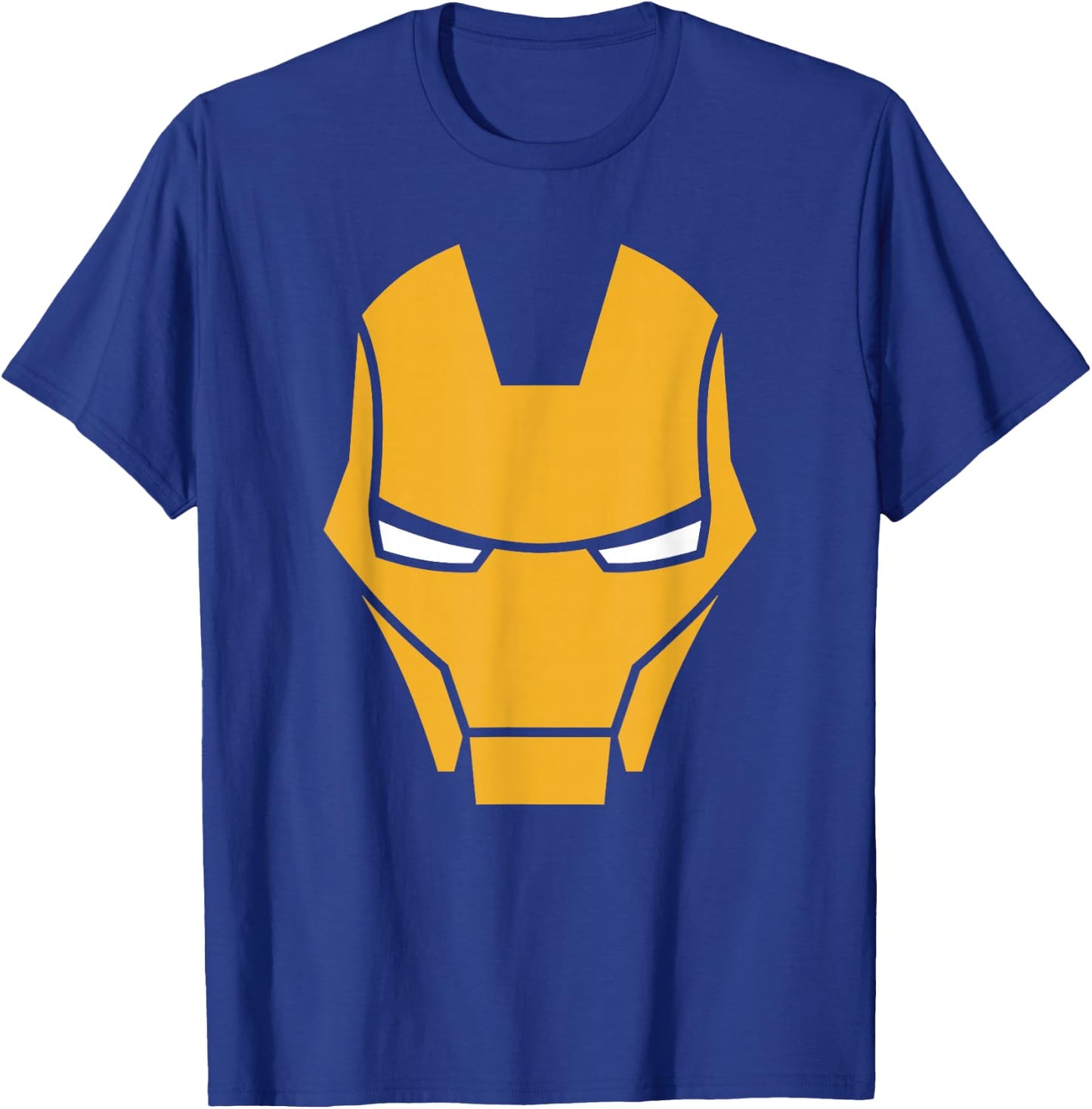 Marvel Iron Man Classic Big Face T-Shirt - T-Shirt | Royal