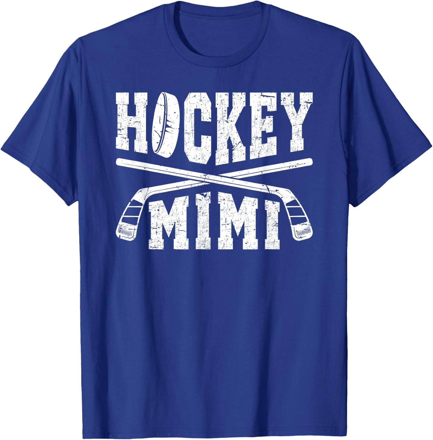 Hockey Mimi Grandma Mimi Of A Hockey Player Mimi T-Shirt - T-Shirt | Royal