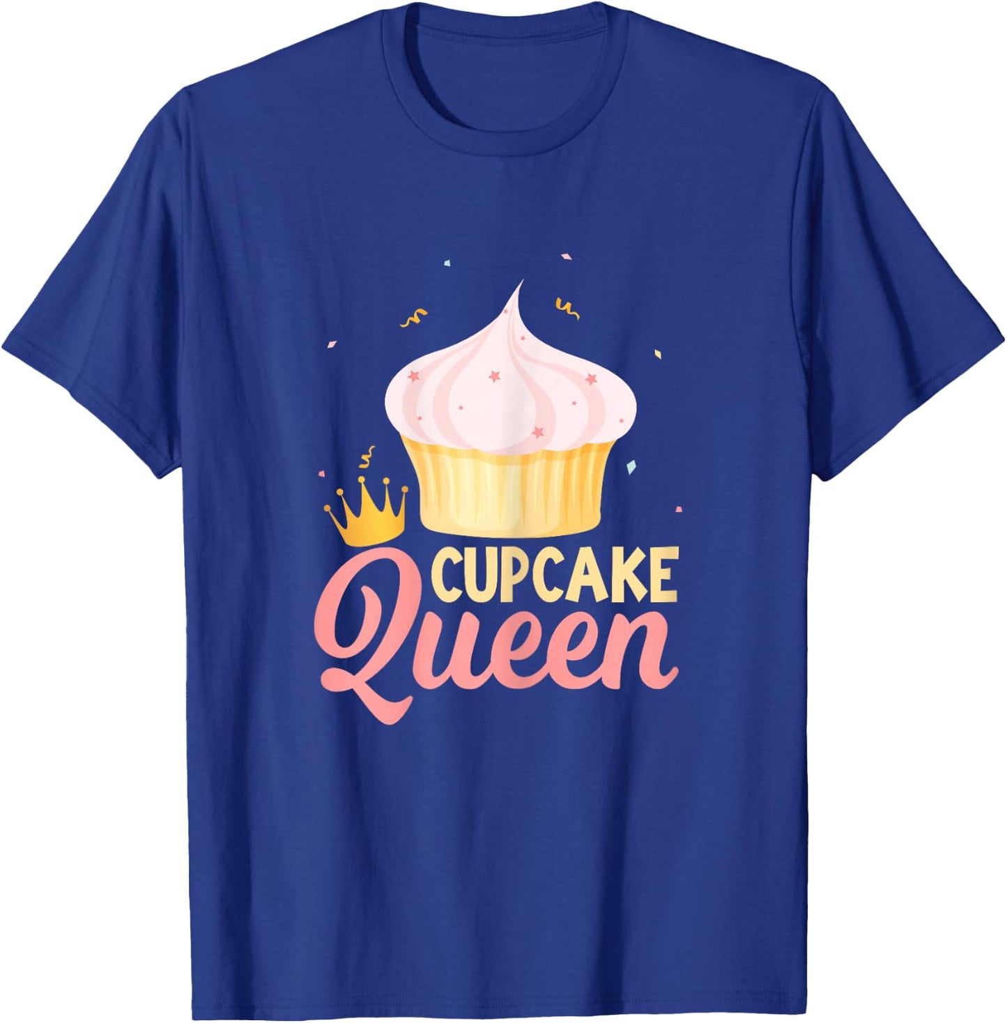 Cupcake Queen - Funny Cake Baking Cupcake Lovers Women T-Shirt - T-Shirt | Royal