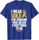 Childhood Cancer Shirt for Family Childhood Cancer Awareness T-Shirt - T-Shirt | Royal