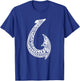 Tribal Hawaiian Fish Hook Pacific Islander Hawaiian Design T-Shirt - T-Shirt | Royal