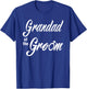 Grandad of the Groom Wedding Party Matching Bridal Party T-Shirt - T-Shirt | Royal