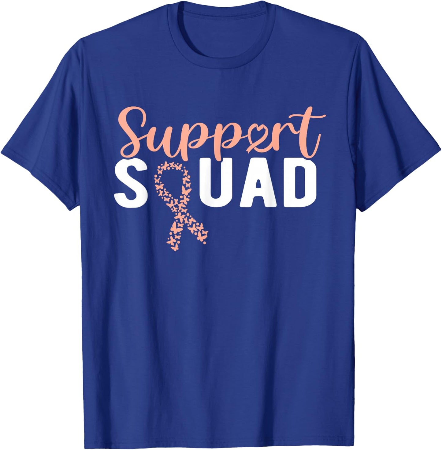 Endometrial Cancer Support Squad T-Shirt - T-Shirt | Royal