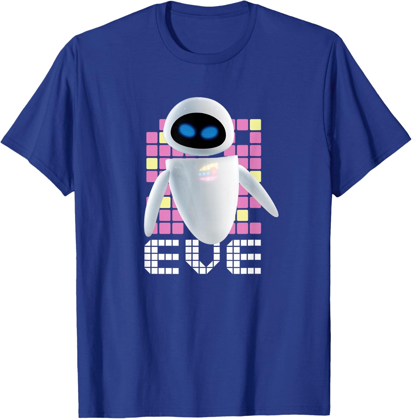 Disney Pixar WALL-E Geometric EVE T-Shirt - T-Shirt | Royal