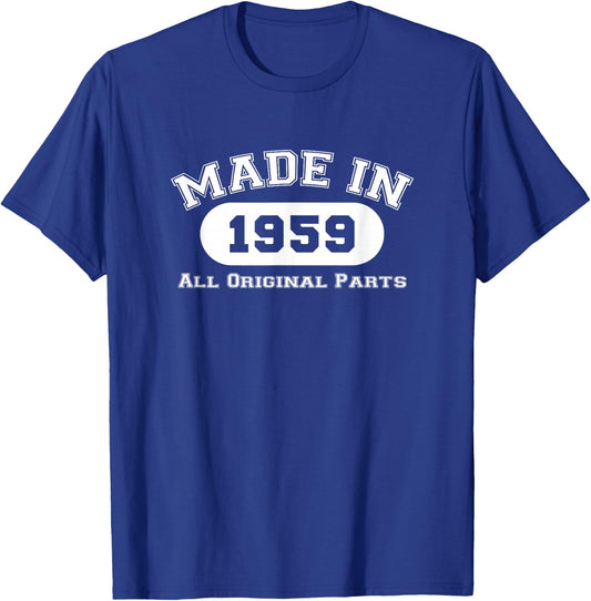 Bday Designs Age 63 by XYZTee Funny 63rd Birthday - Black, Small, -Adults T-Shirt - T-Shirt | Royal