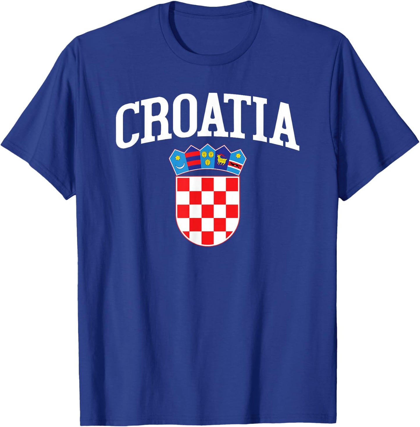 Hrvatska Croatian Croatia Flag Gift Croats T-Shirt - T-Shirt | Royal