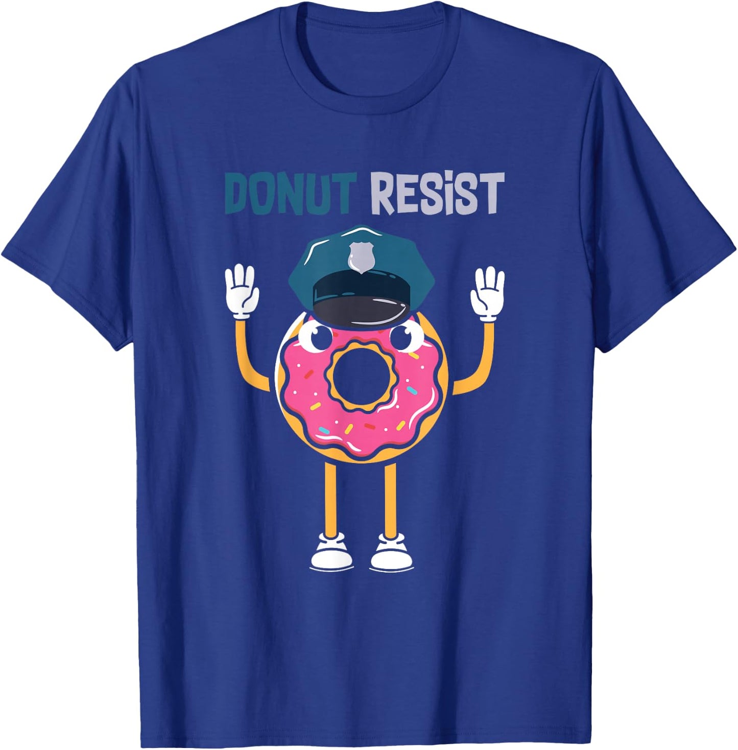 Donut Sprinkles Doughnut Fried Dough Sweet Snack Dessert T-Shirt - T-Shirt | Royal
