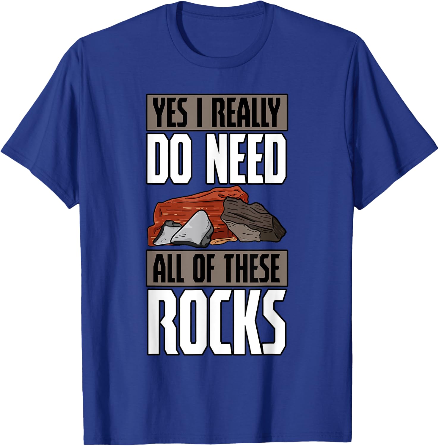 Geology Earth Scientists Geologists Mineral Collectors Rock Small T-Shirt - T-Shirt | Royal