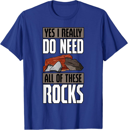 Geology Earth Scientists Geologists Mineral Collectors Rock Small T-Shirt - T-Shirt | Royal