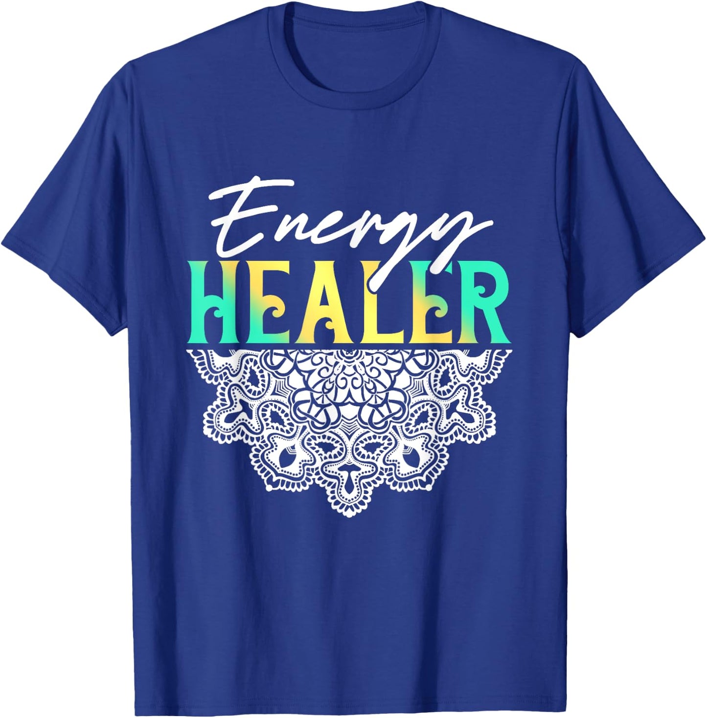 Energy Healer Reiki Master Yoga Spiritual Chakra Japanese T-Shirt - T-Shirt | Royal