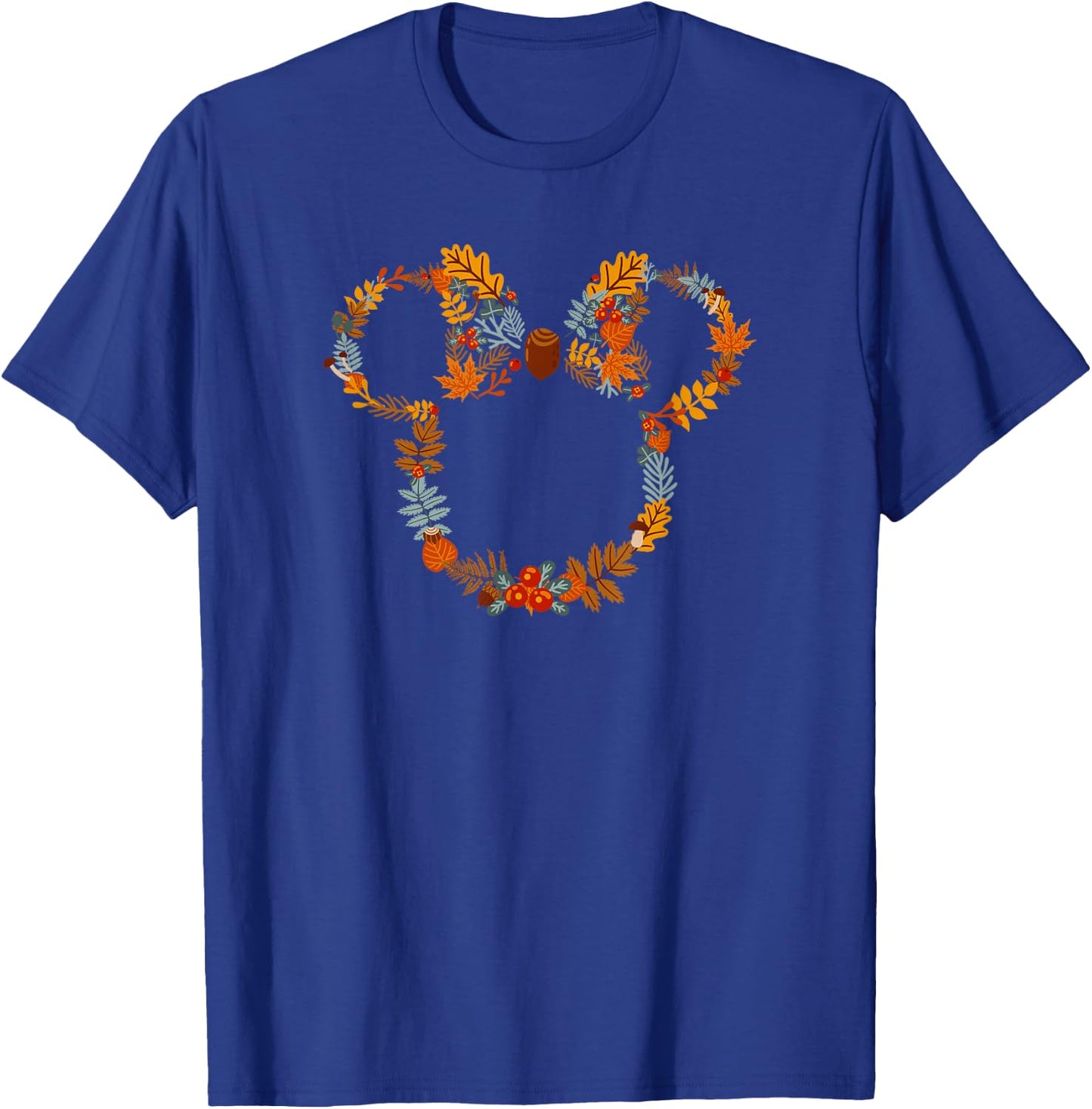 Disney Mickey and Friends Autumn Foliage Mickey Ears Small T-Shirt - T-Shirt | Royal