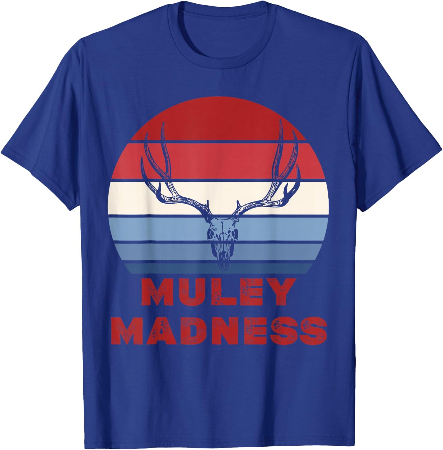 Muley Madness Mule Deer T-Shirt - T-Shirt | Royal