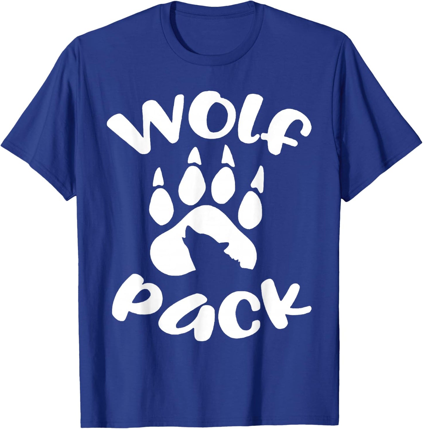 Wolf Pack Wolf Family Matching T-Shirt - T-Shirt | Royal