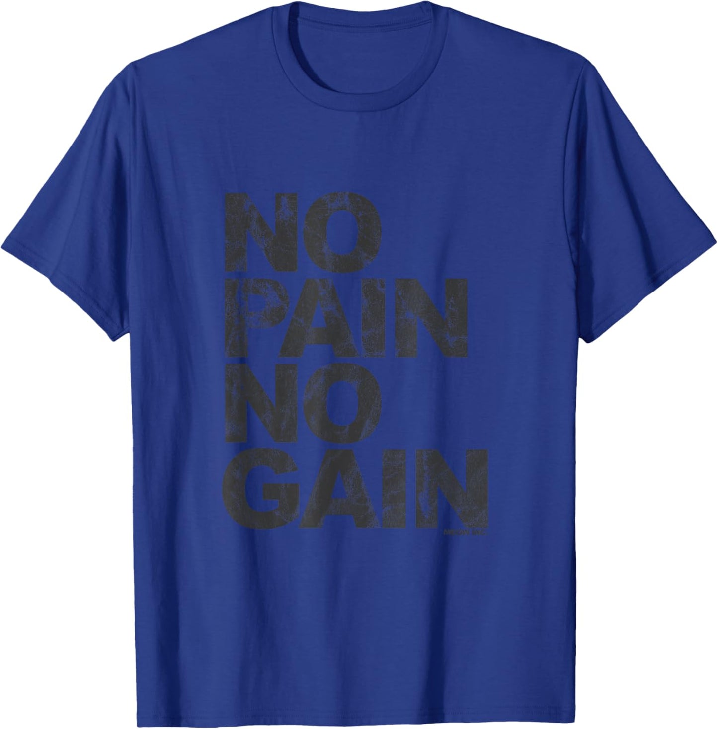 No Pain No Gain - Training, men, women T-Shirt - T-Shirt | Royal