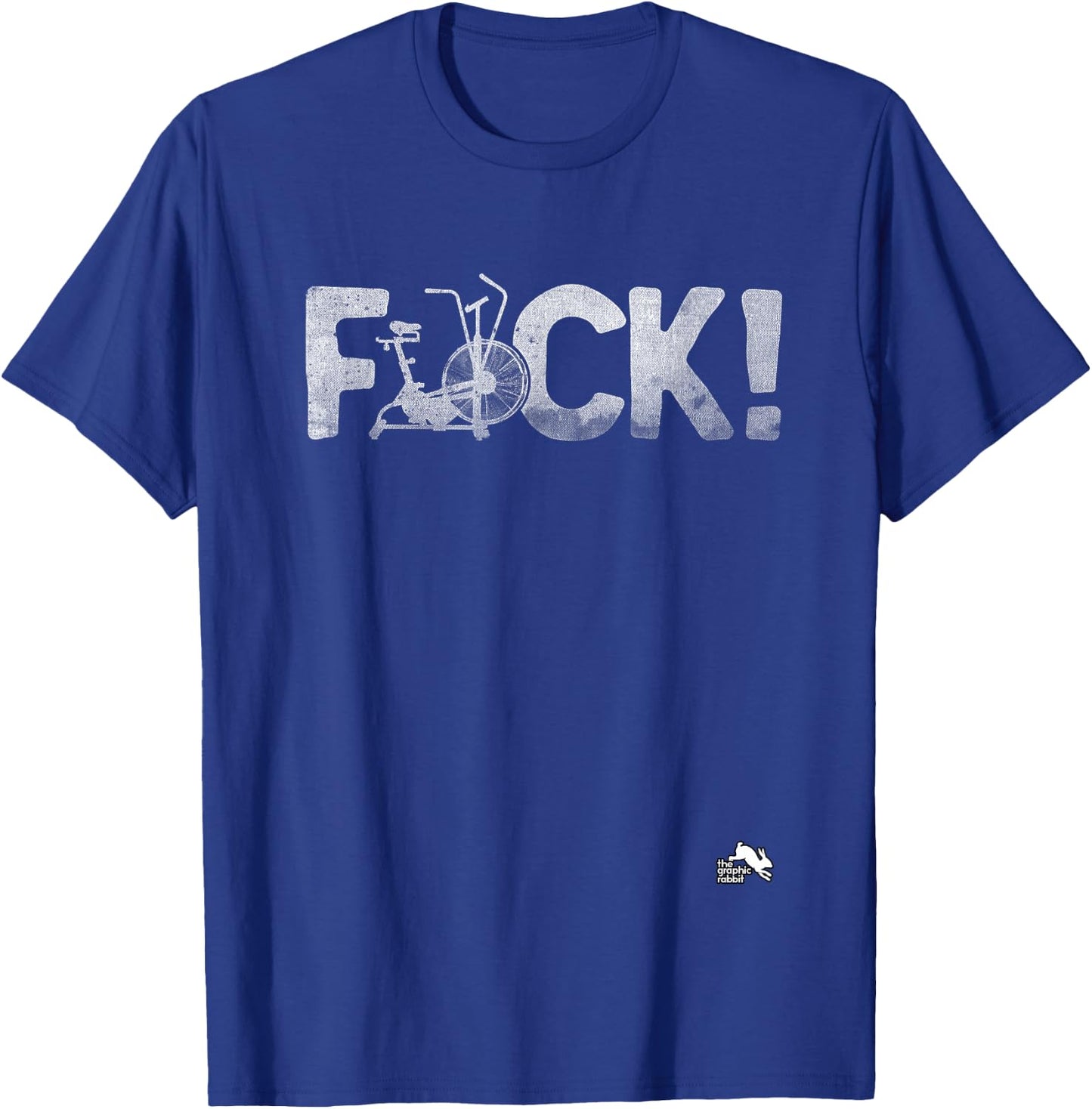 Fuck Air Assault Bike Weight Lifting Training & Work Out T-Shirt - T-Shirt | Royal