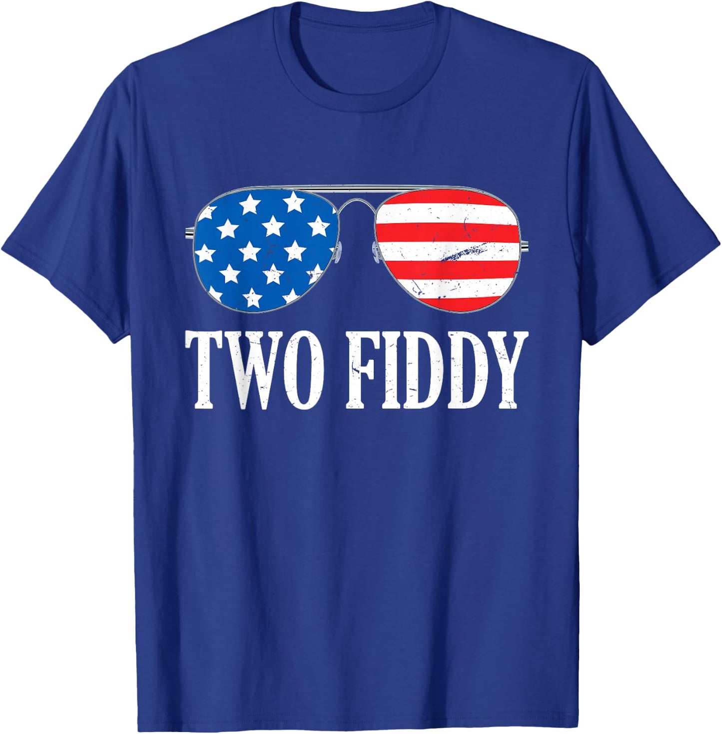 Two Fiddy America 250 T-Shirt - T-Shirt | Royal