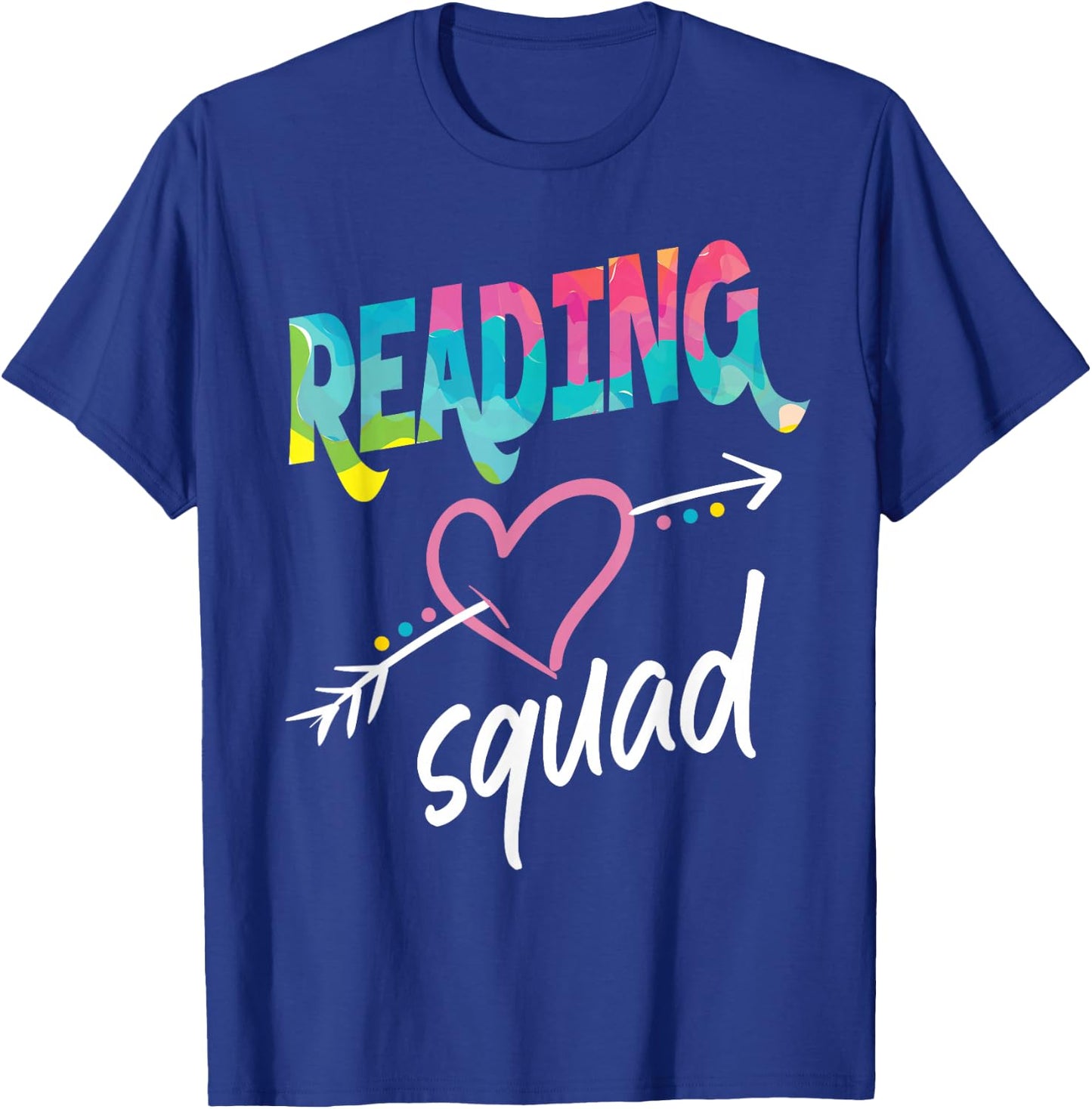 Reading Squad, Book Reader Librarian Reading Squad T-Shirt - T-Shirt | Royal
